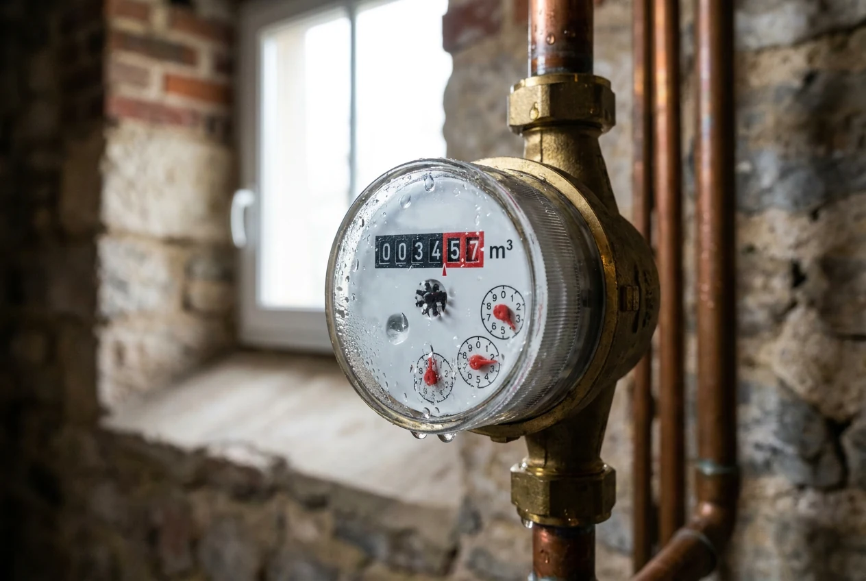 Compteur d'eau à Saint-Valery-sur-Somme